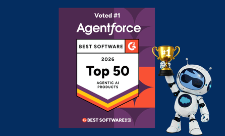 Agentforce Ranked #1 Agentic AI Product by G2 in 2026 